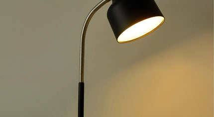 LED Desk Lamp with Catch-All Base and AC Outlet – The Perfect Lighting Solution for Any Workspace!