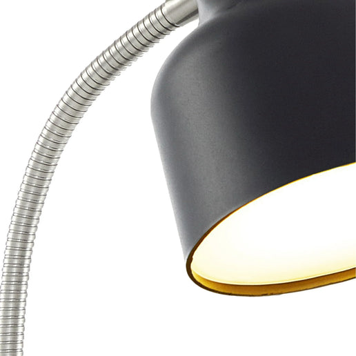 LED Desk Lamp with Catch-All Base and AC Outlet – The Perfect Lighting Solution for Any Workspace!