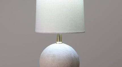 Mini Ball Table Lamp – 12.75" H, Contemporary Accent Lighting