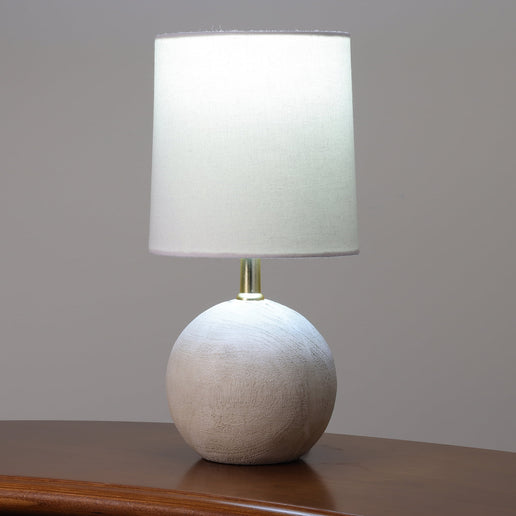 Mini Ball Table Lamp – 12.75" H, Contemporary Accent Lighting