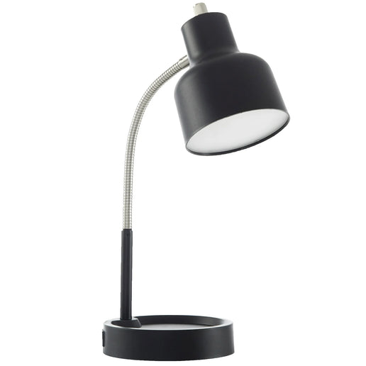 LED Desk Lamp with Catch-All Base and AC Outlet – The Perfect Lighting Solution for Any Workspace!