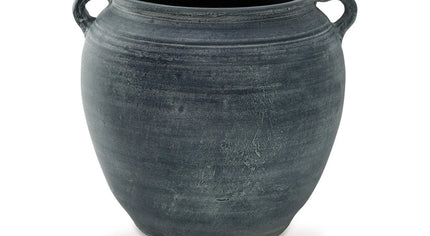 Distressed Blue Terra Cotta Vase