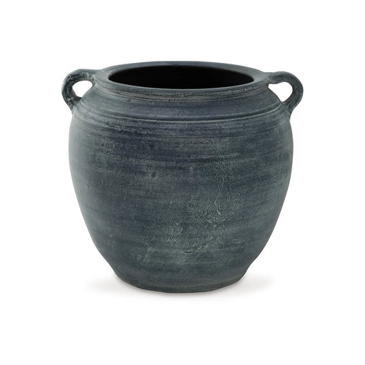 Distressed Blue Terra Cotta Vase